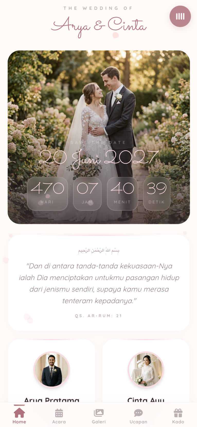 Template Royal Garden